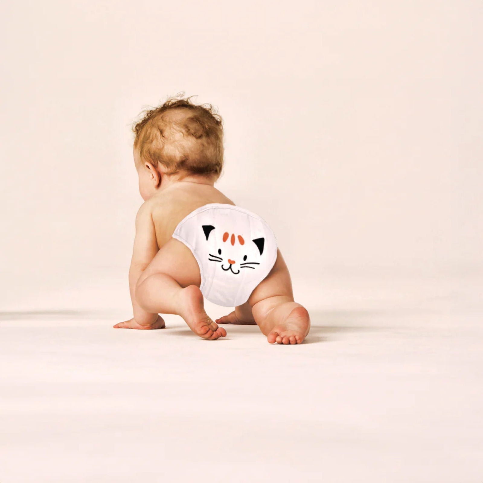 Dry Mat and Nappies Combo Pack of 5 - Purple & Orange - Tinycubs - 