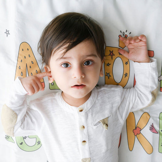 Easy Peasy Abc - Reversible Comfort Quilt - Tinycubs - 