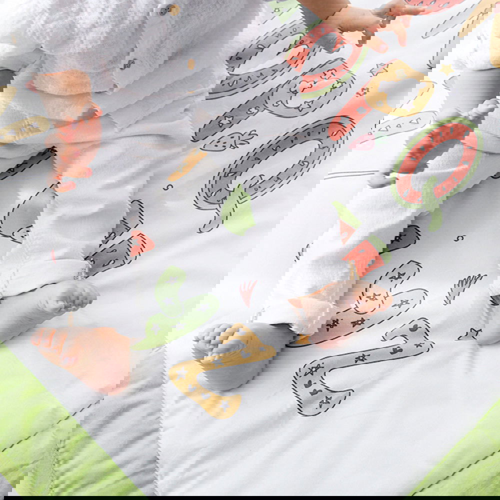 Easy Peasy Abc - Reversible Comfort Quilt - Tinycubs - 