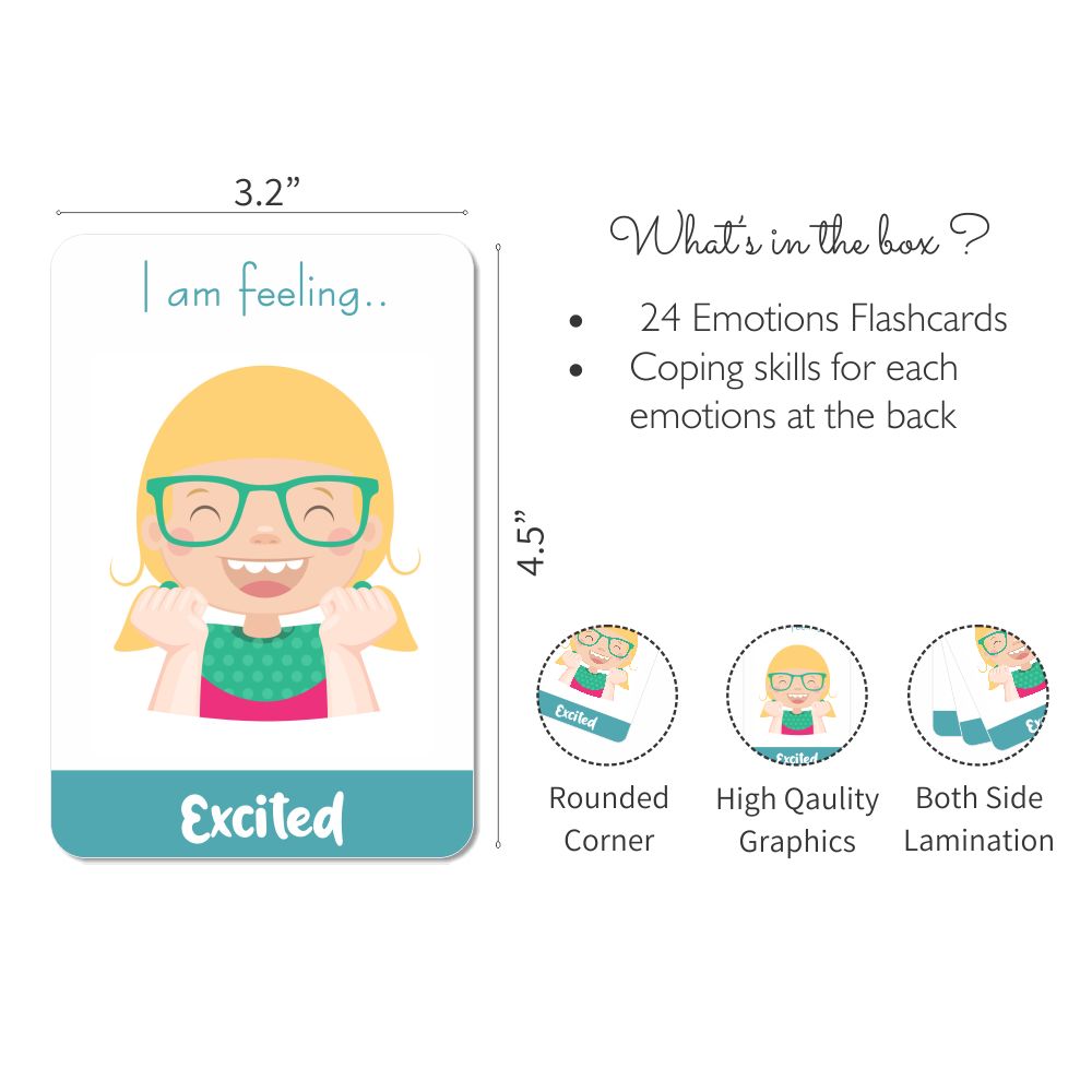 Emotions Flash Cards - Tinycubs - 