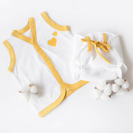 Everyday Essentials Nappy & Vest - Set Of 4 - Tinycubs - 