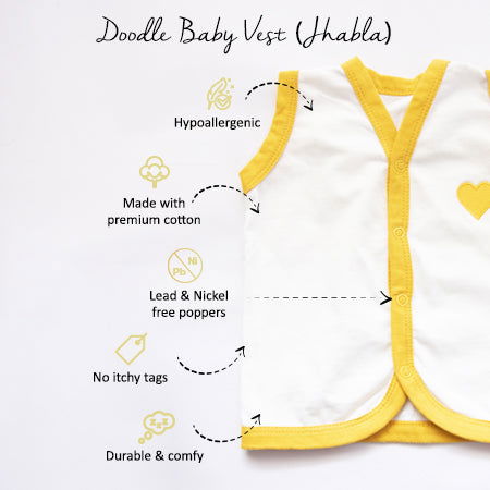 Everyday Essentials Nappy & Vest - Set Of 4 - Tinycubs - 