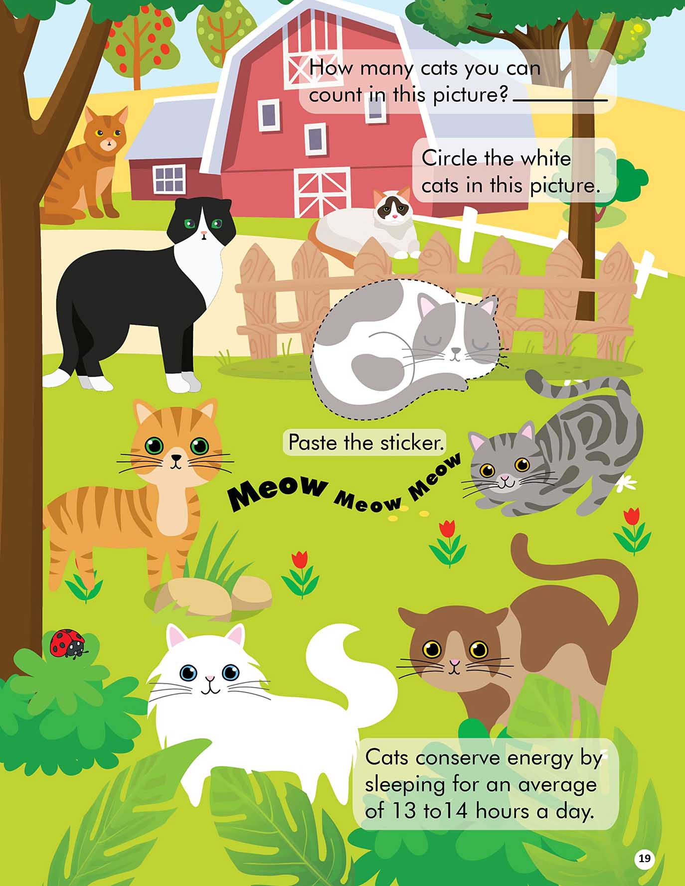 Explore the Farm Activity Book with Stickers and 3D Models - Tinycubs - 