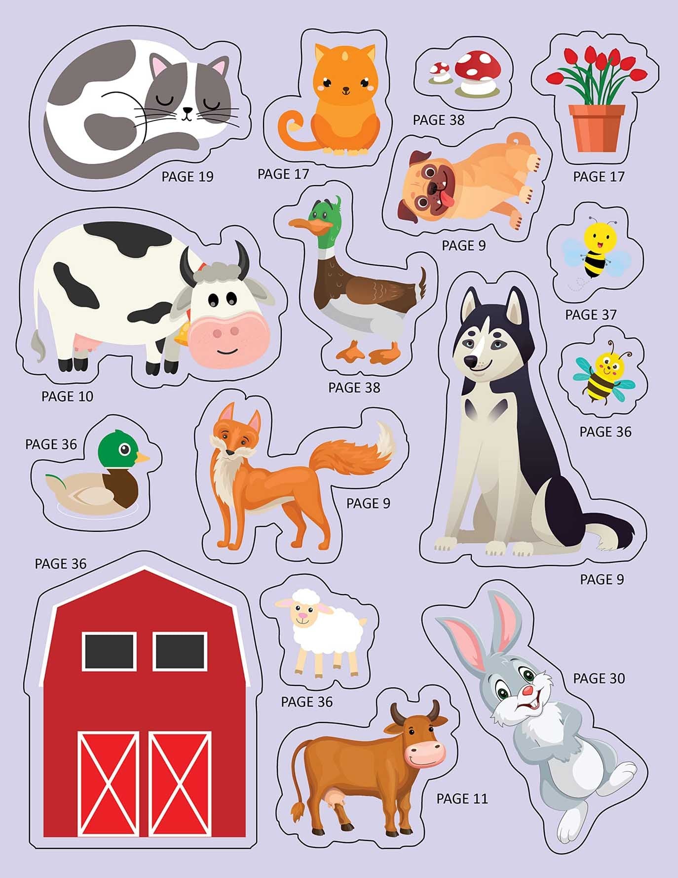 Explore the Farm Activity Book with Stickers and 3D Models - Tinycubs - 