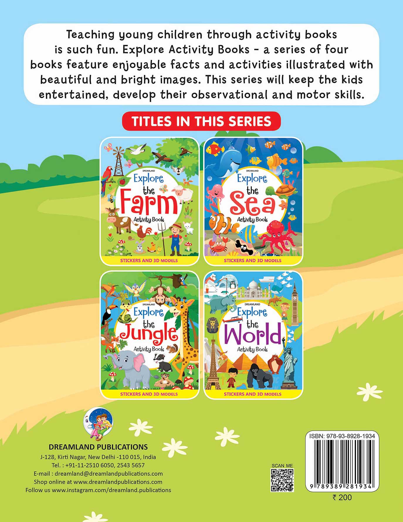 Explore the Farm Activity Book with Stickers and 3D Models - Tinycubs - 