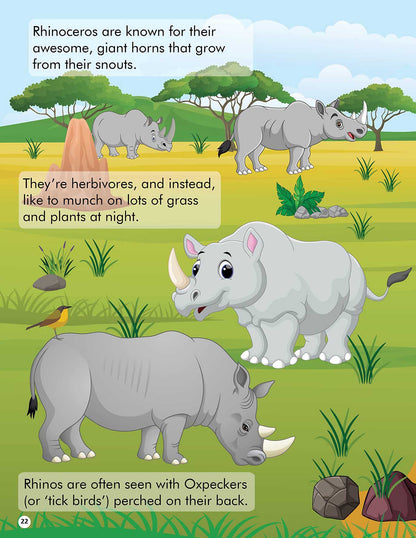 Explore the Jungle Activity Book with Stickers and 3D Models - Tinycubs - 