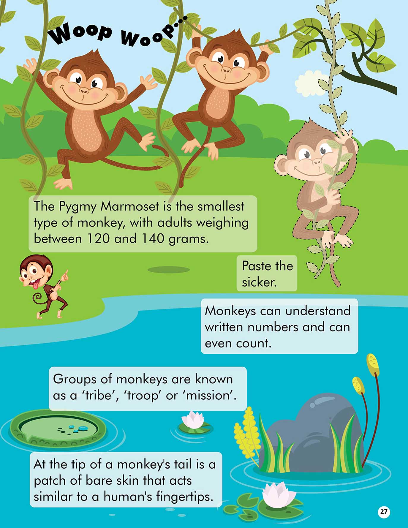 Explore the Jungle Activity Book with Stickers and 3D Models - Tinycubs - 