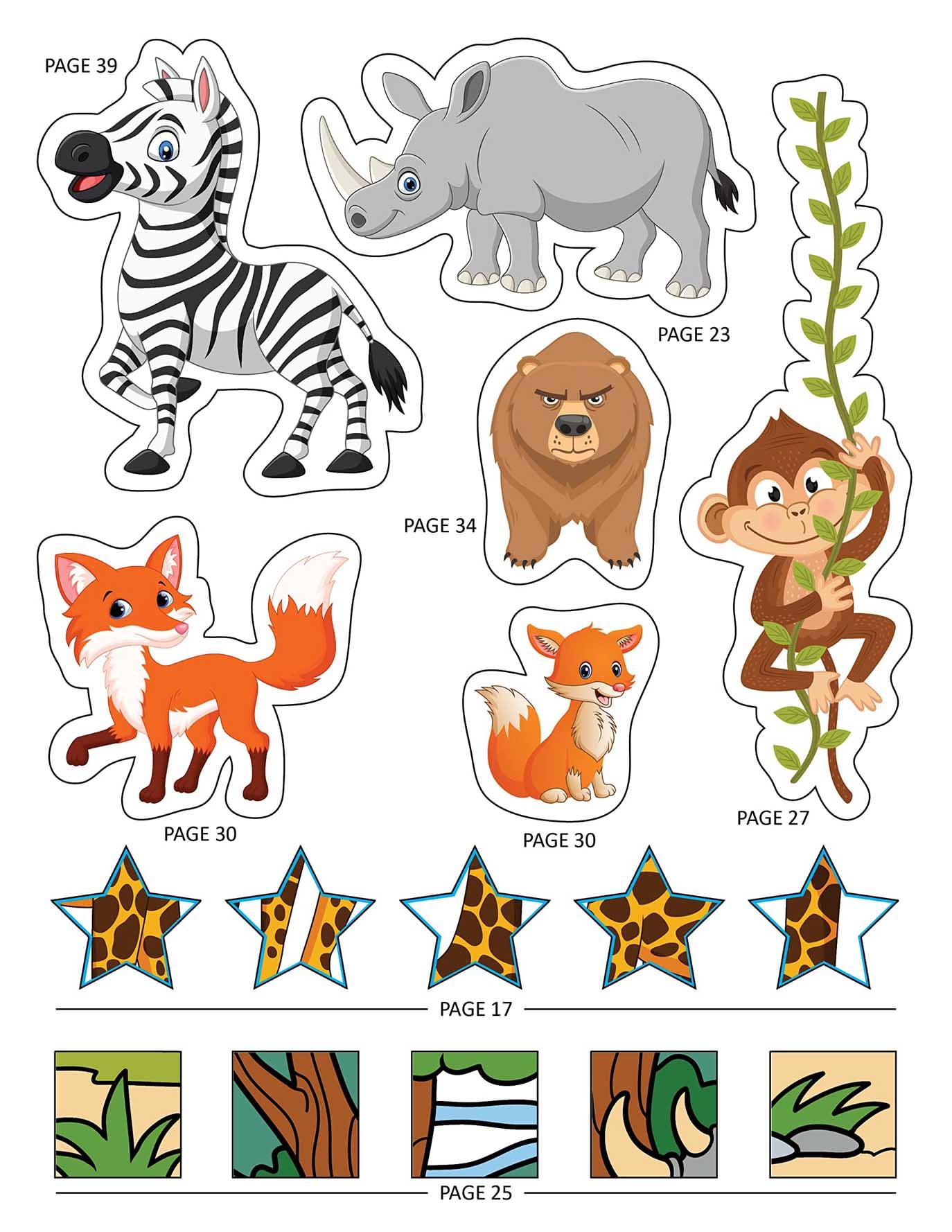 Explore the Jungle Activity Book with Stickers and 3D Models - Tinycubs - 