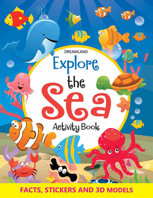 Explore the Sea Activity Book with Stickers and 3D Models - Tinycubs - 
