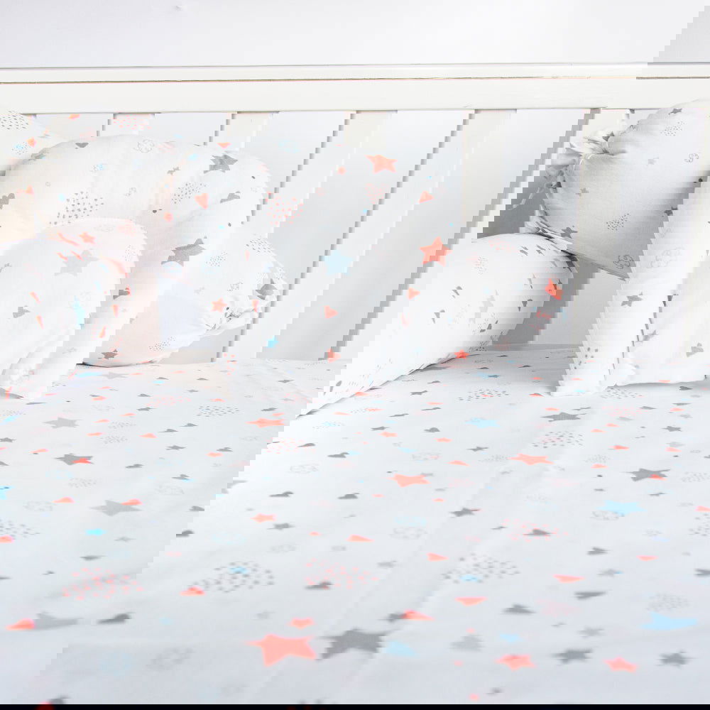 Fairy Dust - Cot Bedsheet Set (Fitted) - Tinycubs - 