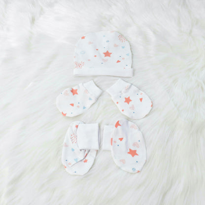 Fairy Dust - Cotton Cap, Mittens & Booties Set - Tinycubs - 