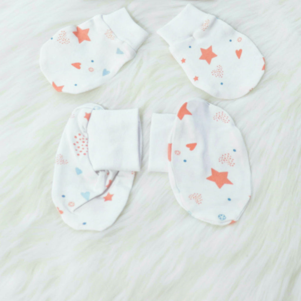 Fairy Dust - Cotton Cap, Mittens & Booties Set - Tinycubs - 