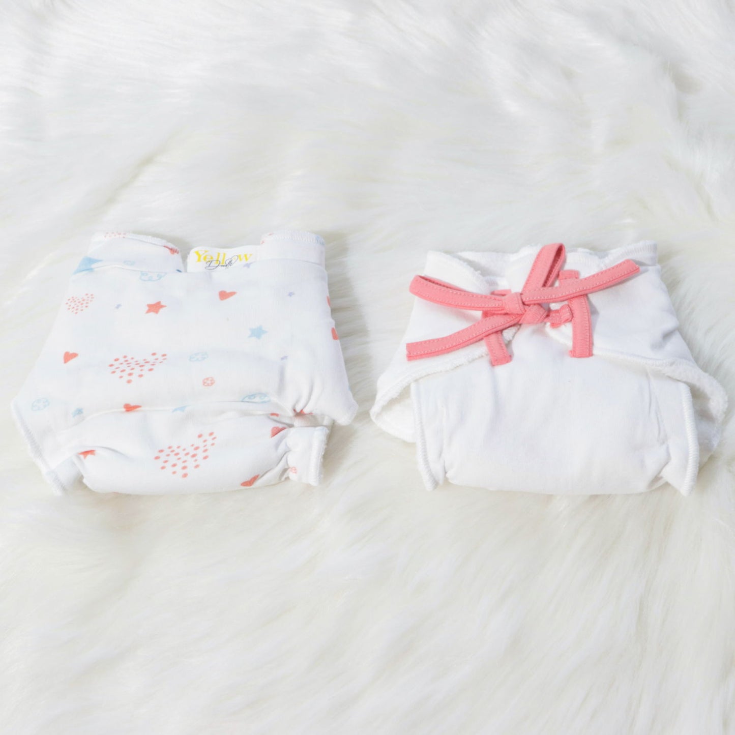 Fairy Dust - Doodle Dry Nappies (Set of 2) - Tinycubs - 