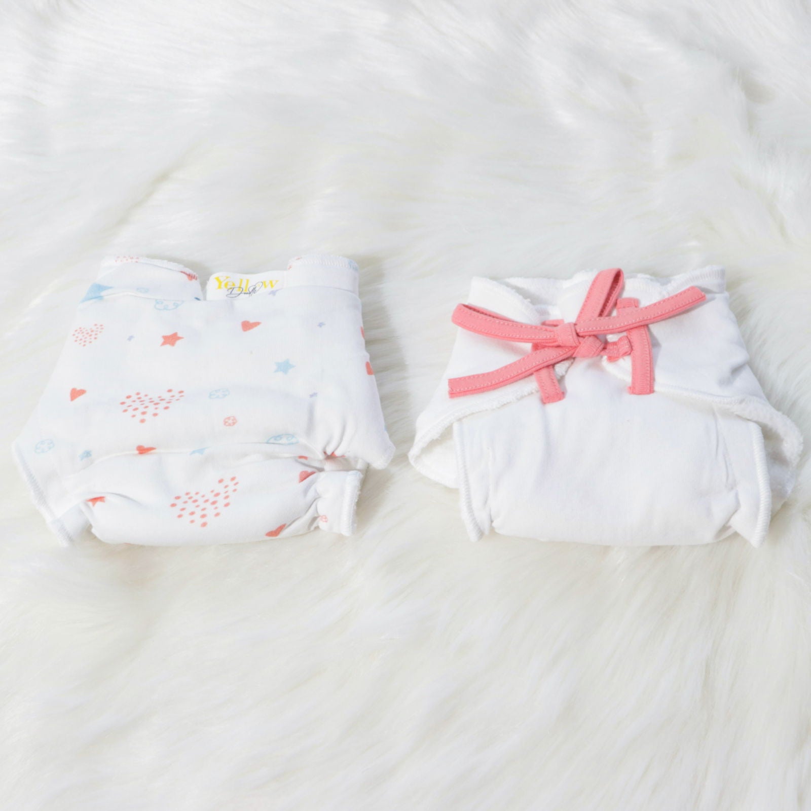 Fairy Dust - Doodle Dry Nappies (Set of 2) - Tinycubs - 