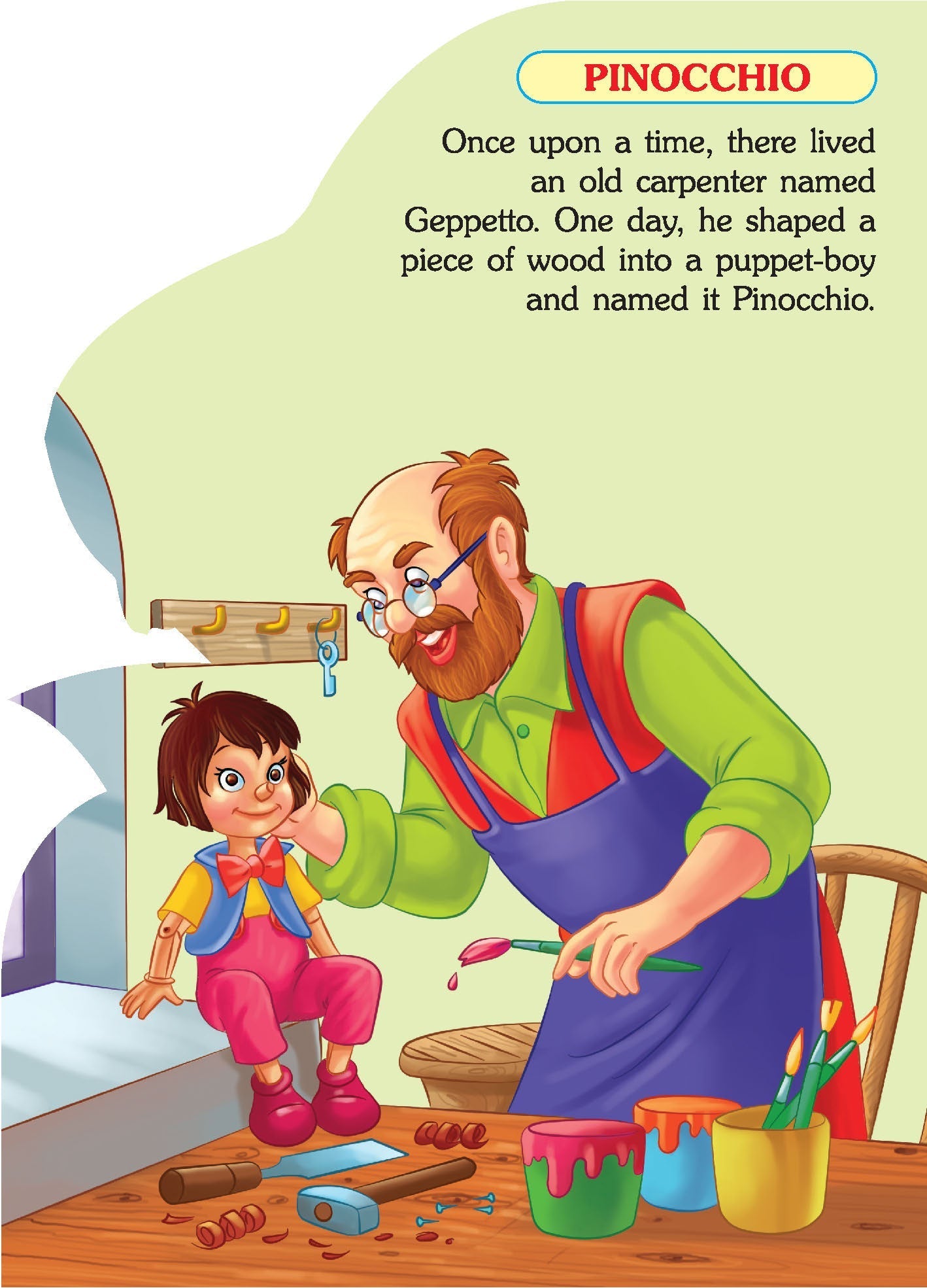 Fancy Story Board Book - Pinocchio - Tinycubs - 