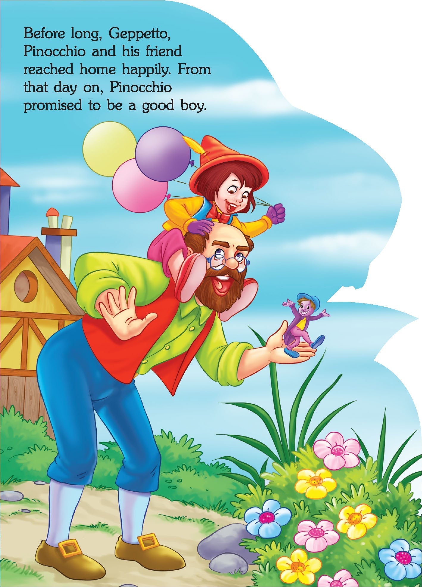 Fancy Story Board Book - Pinocchio - Tinycubs - 