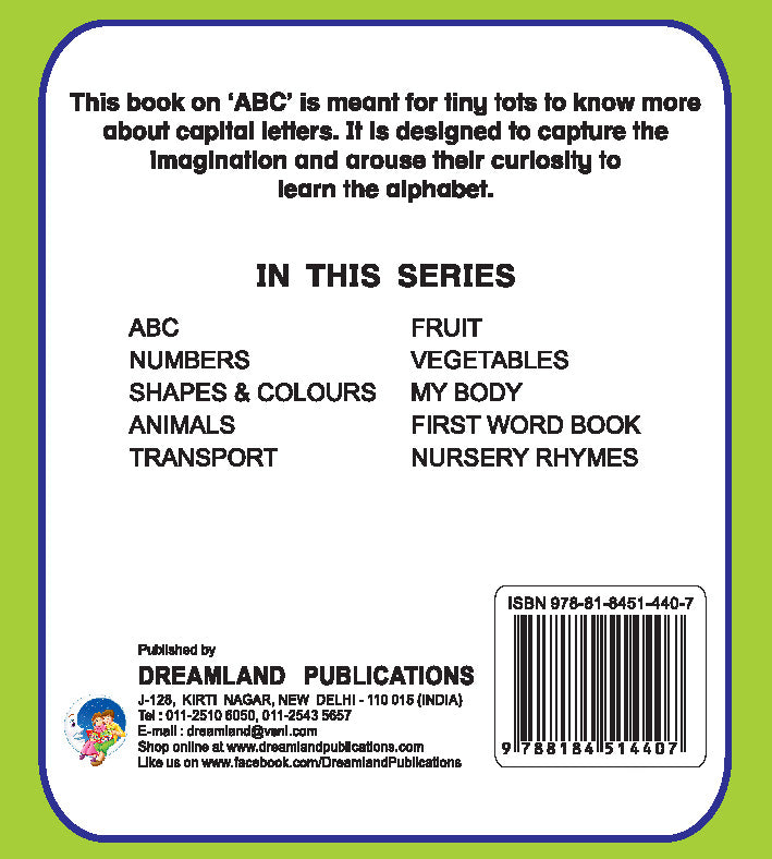 First Padded Board Book - ABC - Tinycubs - 