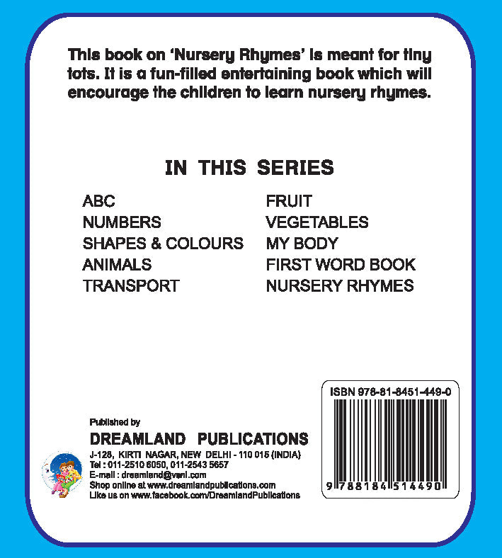 First Padded Board Book - Nursery Rhymes - Tinycubs - 