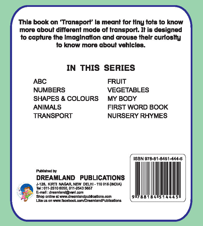 First Padded Board Book - Transport - Tinycubs - 