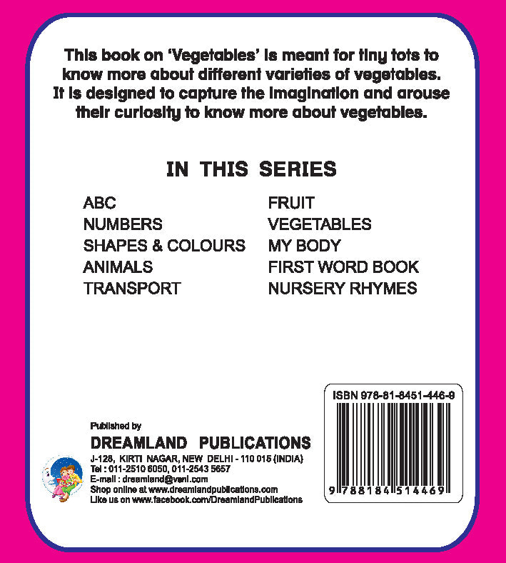 First Padded Board Book - Vegetables - Tinycubs - 