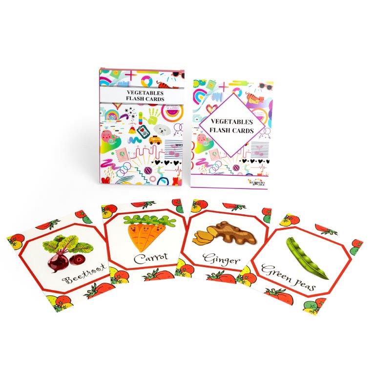 Flash Card Vegetables - Tinycubs - 