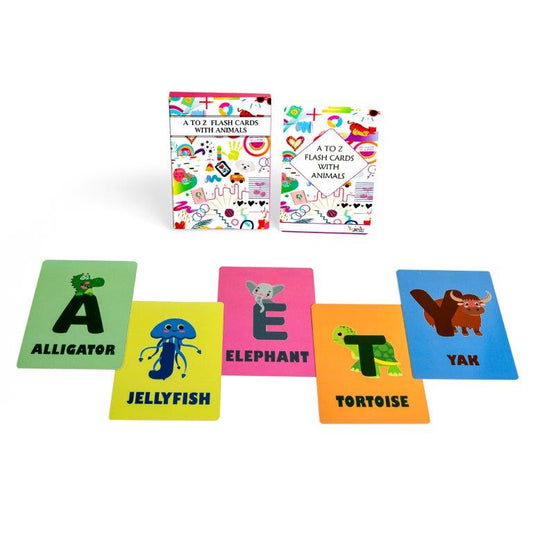 Flash Card for A to Z Alphabet - Tinycubs - 