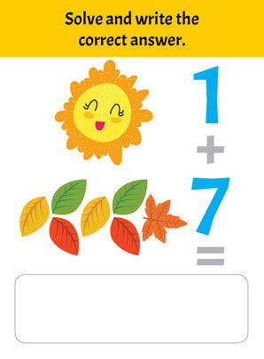 Flash Cards Addition and Subtraction  - 30 Double Sided Wipe Clean Flash Cards for Kids (With Free Pen) - Tinycubs - 