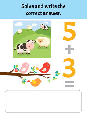 Flash Cards Addition and Subtraction  - 30 Double Sided Wipe Clean Flash Cards for Kids (With Free Pen) - Tinycubs - 