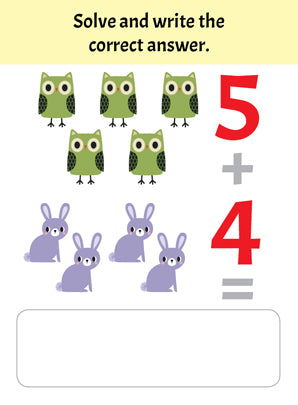 Flash Cards Addition and Subtraction  - 30 Double Sided Wipe Clean Flash Cards for Kids (With Free Pen) - Tinycubs - 