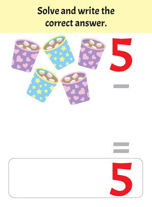 Flash Cards Addition and Subtraction  - 30 Double Sided Wipe Clean Flash Cards for Kids (With Free Pen) - Tinycubs - 
