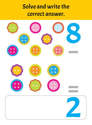 Flash Cards Addition and Subtraction  - 30 Double Sided Wipe Clean Flash Cards for Kids (With Free Pen) - Tinycubs - 