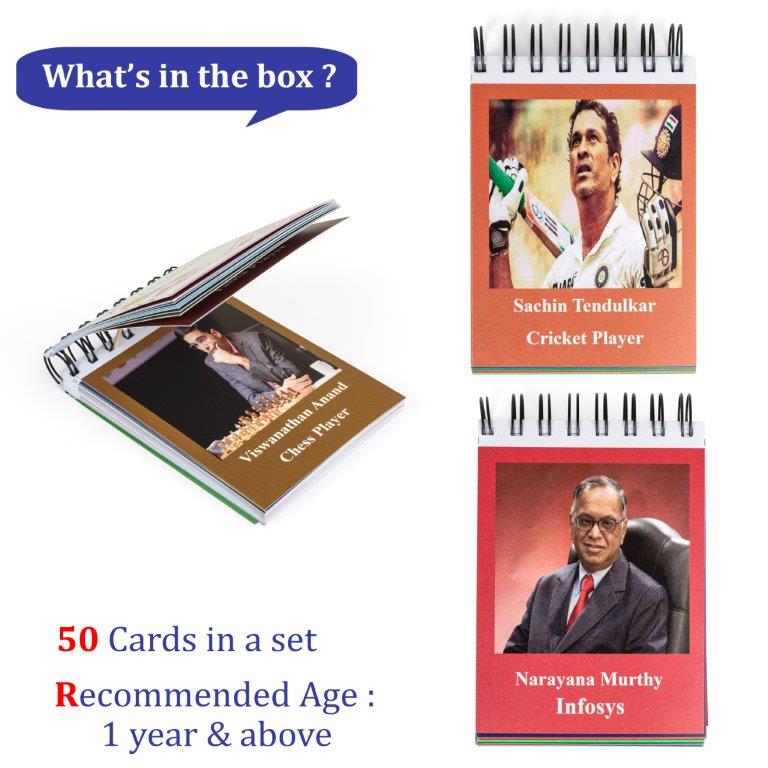 Flash Cards Famous Personalities - Tinycubs - 