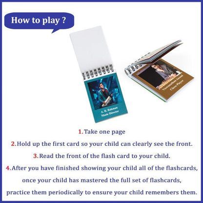Flash Cards Famous Personalities - Tinycubs - 