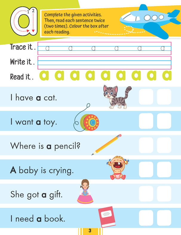 Fluency Sentences Book 1 - Tinycubs - 