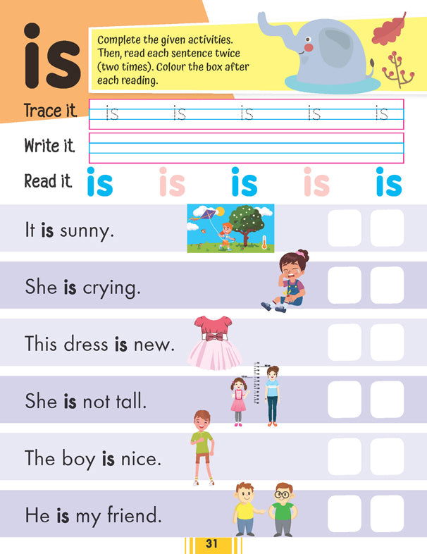 Fluency Sentences Book 1 - Tinycubs - 