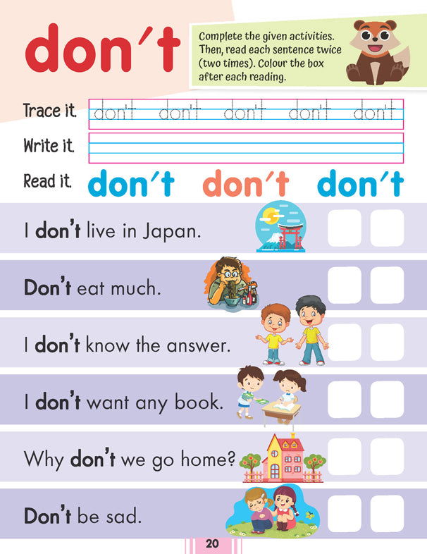 Fluency Sentences Book 4 - Tinycubs - 