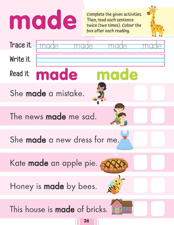 Fluency Sentences Book 4 - Tinycubs - 