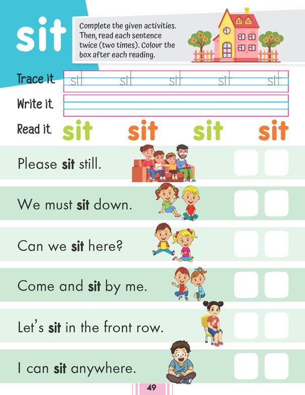 Fluency Sentences Book 4 - Tinycubs - 