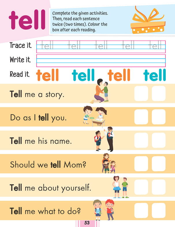 Fluency Sentences Book 4 - Tinycubs - 