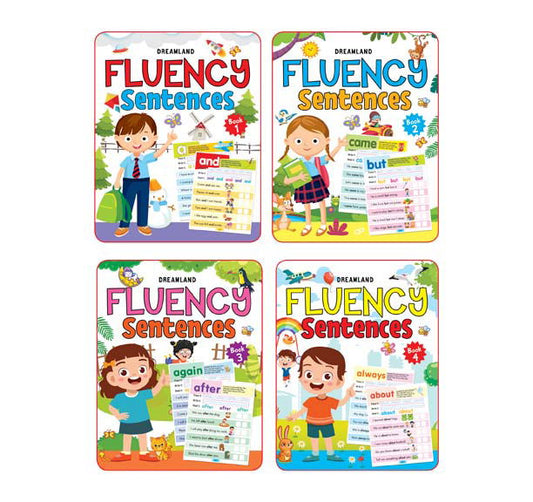 Fluency Sentences Books Pack- 4 Books - Tinycubs - 