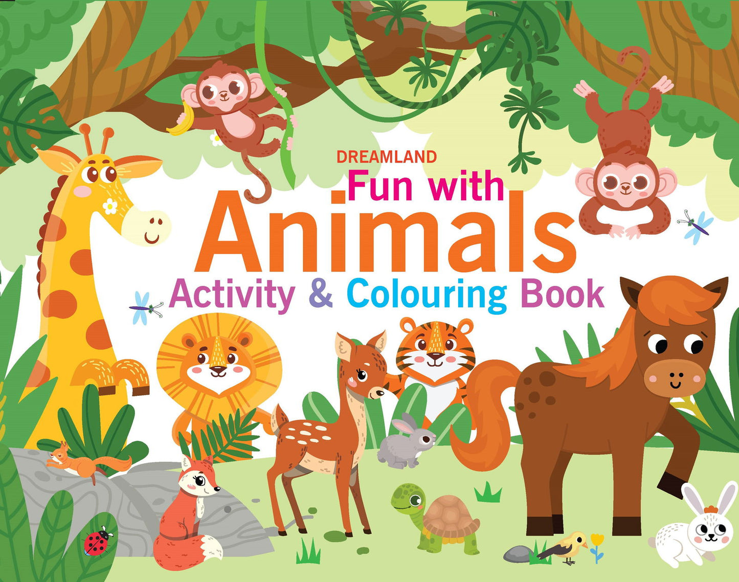 Fun with Animals Activity & Colouring - Tinycubs - 