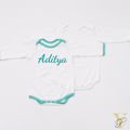 Green Love Bodysuits (full sleeves)- Set of 2 - Tinycubs - 
