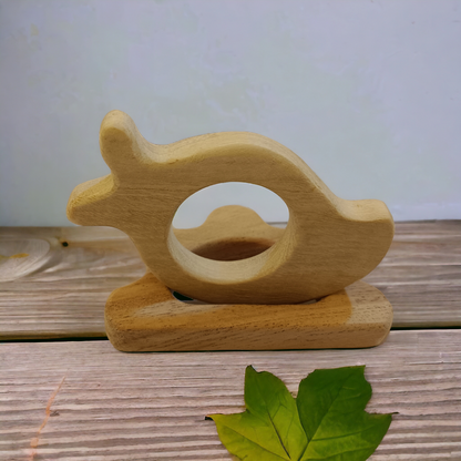 Gum Strengthening Neem Wooden  Baby Teethers - Mango & Cloud Shapes - Tinycubs - 