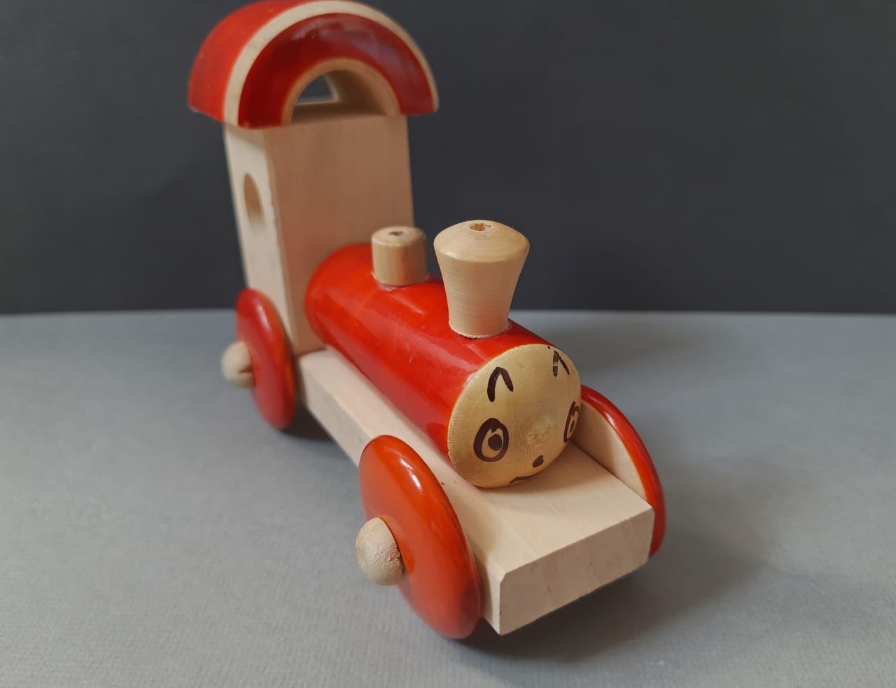 Handcrafted Wooden Train Engine - Tinycubs - 