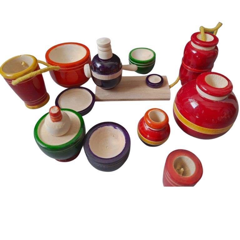 Handmade wooden kitchen set - Tinycubs - 