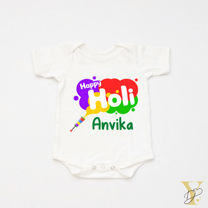 Happy Holi Bodysuit - Tinycubs - 