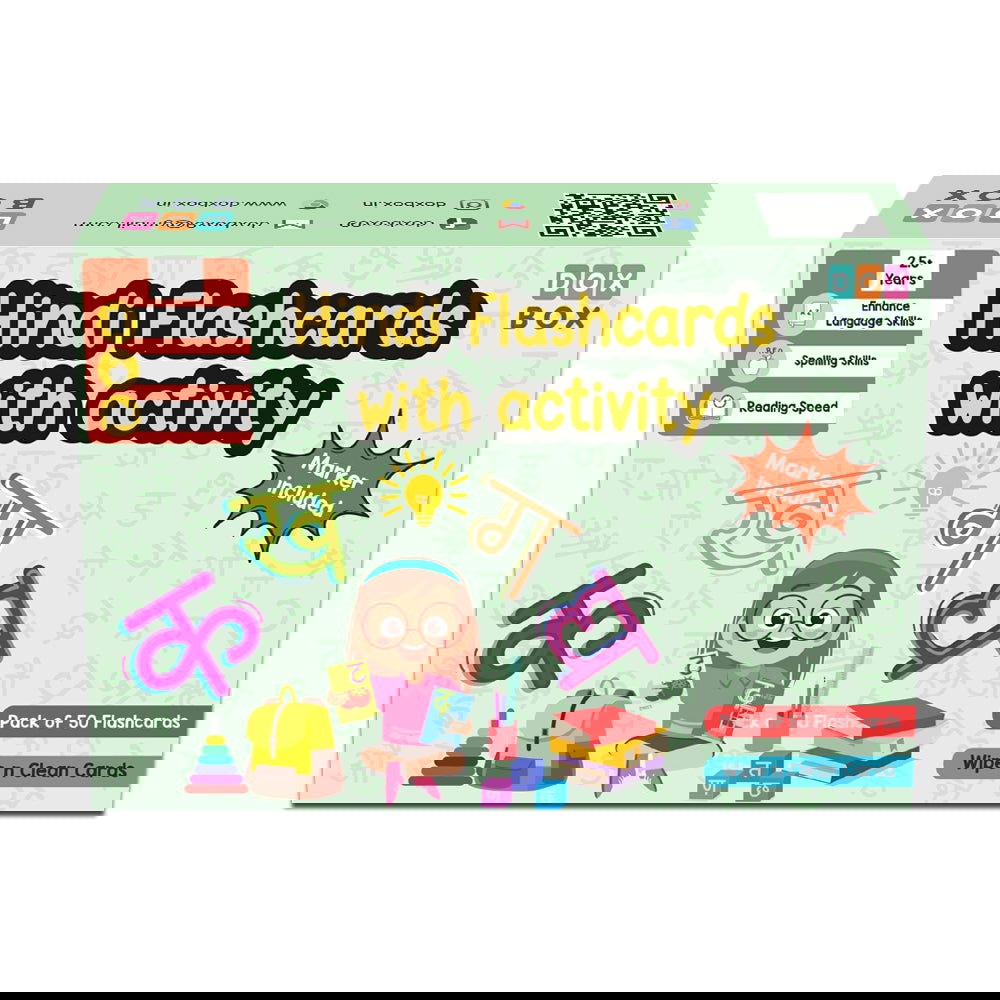 Hindi flashcards with activity - Tinycubs - 