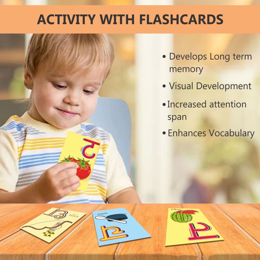 Hindi flashcards with activity - Tinycubs - 
