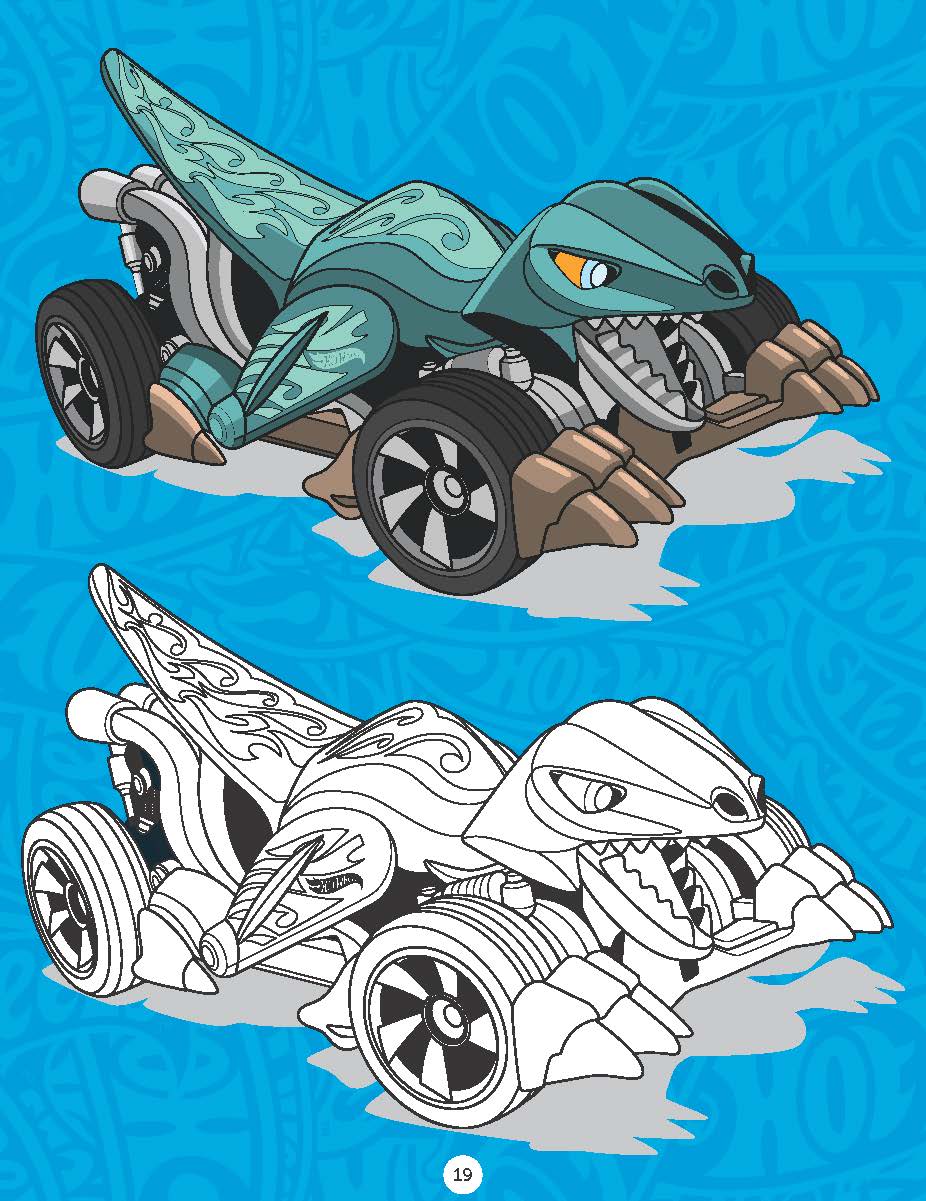Hot Wheels Copy Colouring Book - Tinycubs - 
