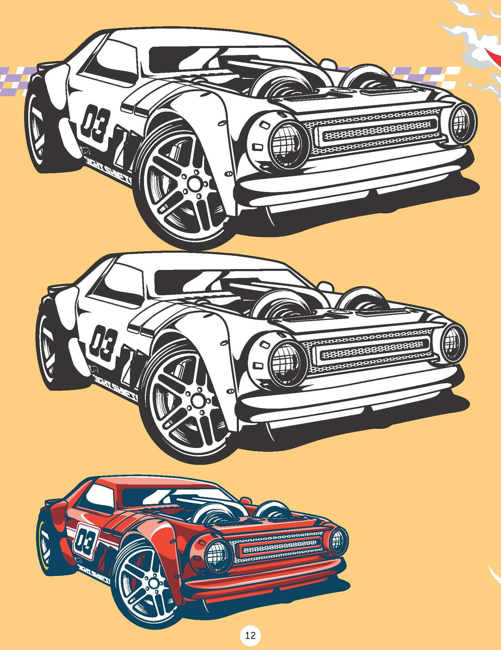 Hot Wheels Copy Colouring Book - Tinycubs - 